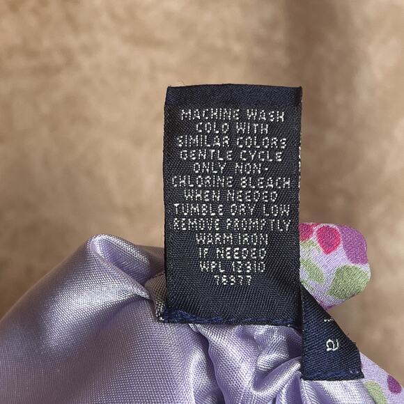 Venezia Floral Handkerchief Hem Maxi Dress Purple Empire Waist Shift Summer Y2K - Picture 9 of 9